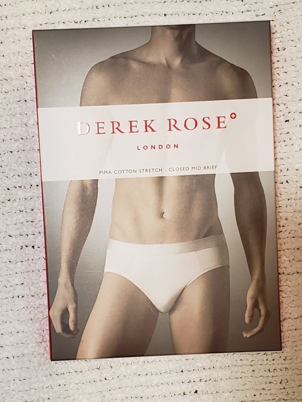 Derek Rose Black Mid Brief XL